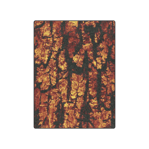 tree bark structure brown Blanket 50"x60"