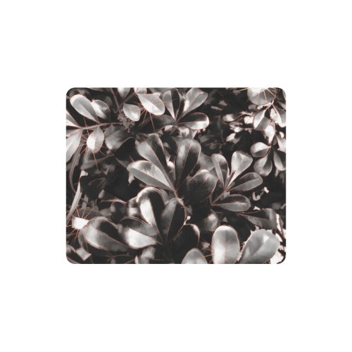 Foliage-1 Red Edge Rectangle Mousepad