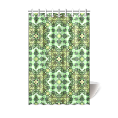 Mandy Green - Forest Garden pattern 2 Shower Curtain 48"x72"