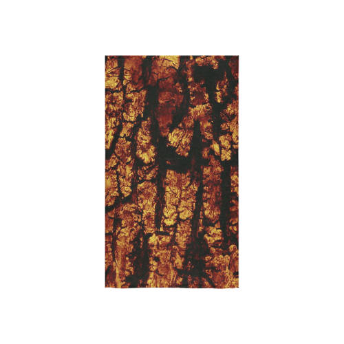 tree bark structure brown Custom Towel 16"x28"