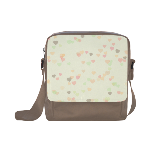 Hearts Crossbody Nylon Bags (Model 1633)