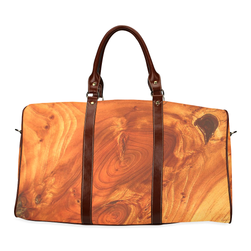 fantastic wood grain Waterproof Travel Bag/Small (Model 1639)