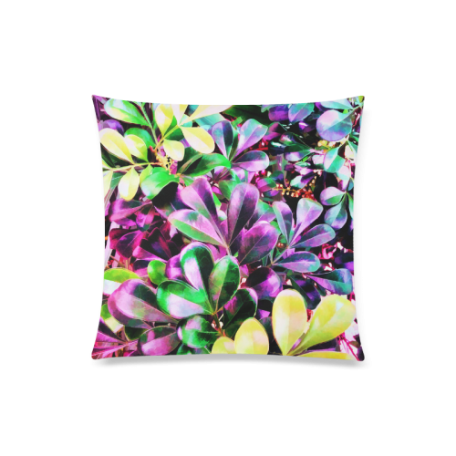 Foliage-3 Custom Zippered Pillow Case 20"x20"(Twin Sides)