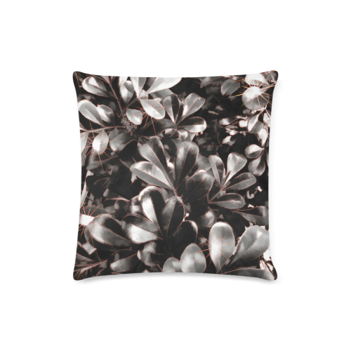 Foliage #1 Red Edge - Jera Nour Custom Zippered Pillow Case 16"x16"(Twin Sides)