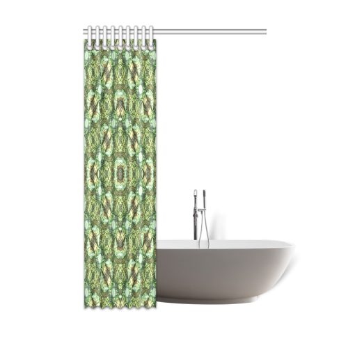 Mandy Green - Fountain Foilage pattern Shower Curtain 48"x72"