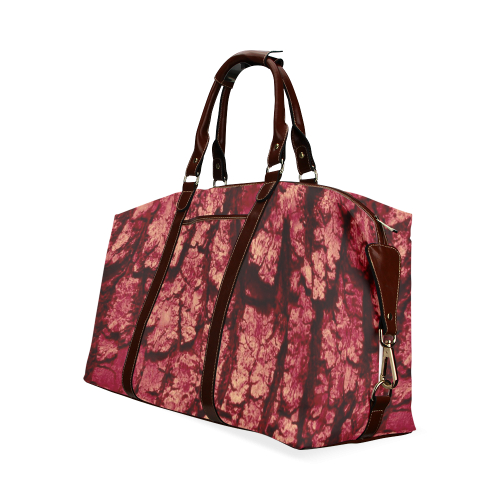 tree bark structure red Classic Travel Bag (Model 1643)