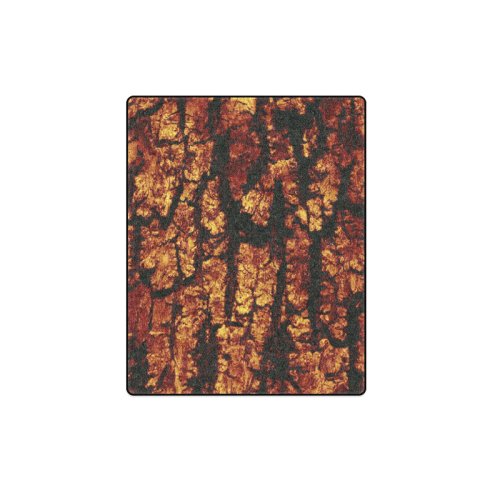 tree bark structure brown Blanket 40"x50"