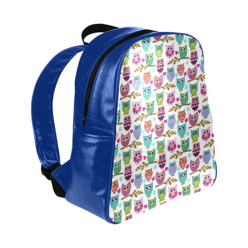 happy owls Multi-Pockets Backpack (Model 1636)