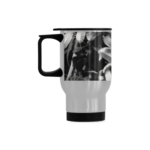 Foliage-1 Travel Mug (Silver) (14 Oz)