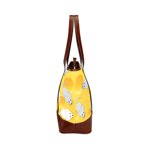 mice on cheese Tote Handbag (Model 1642)