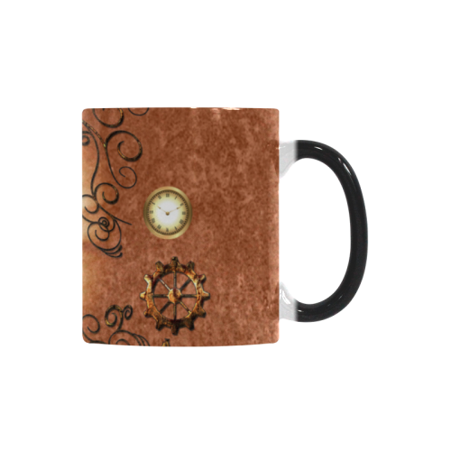 Steampunk, cute owl Custom Morphing Mug