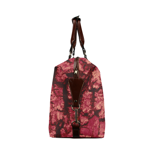 tree bark structure red Classic Travel Bag (Model 1643)