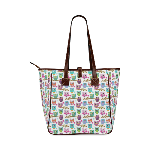 happy owls Classic Tote Bag (Model 1644)