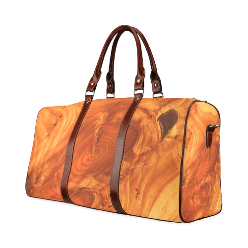 fantastic wood grain Waterproof Travel Bag/Small (Model 1639)