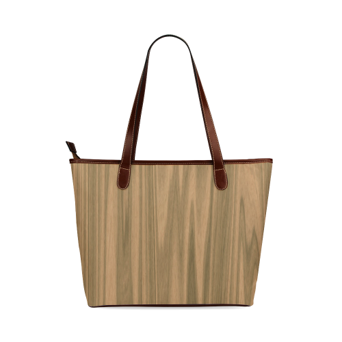wooden structure Shoulder Tote Bag (Model 1646)