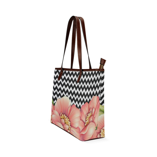 flower power Shoulder Tote Bag (Model 1646)