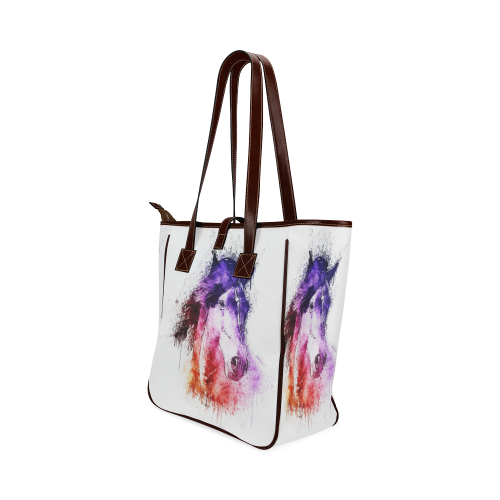 watercolor horse Classic Tote Bag (Model 1644)