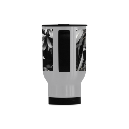 Foliage-1 Travel Mug (Silver) (14 Oz)