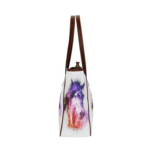 watercolor horse Classic Tote Bag (Model 1644)