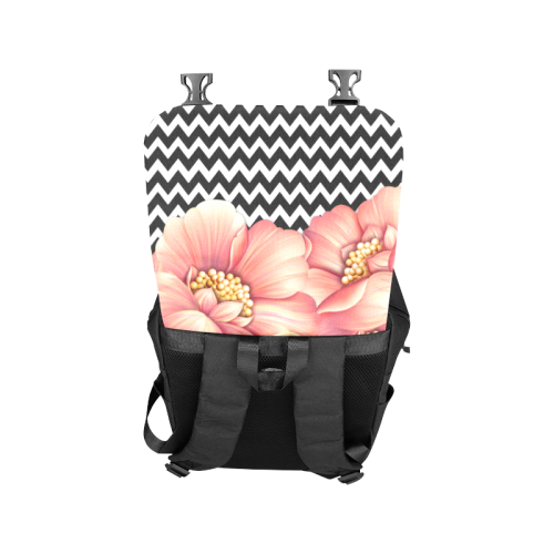 flower power Casual Shoulders Backpack (Model 1623)