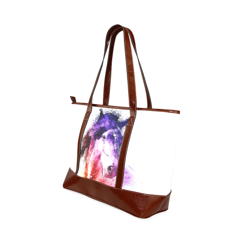 watercolor horse Tote Handbag (Model 1642)