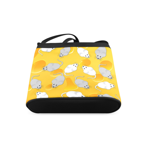 mice on cheese Crossbody Bags (Model 1613)