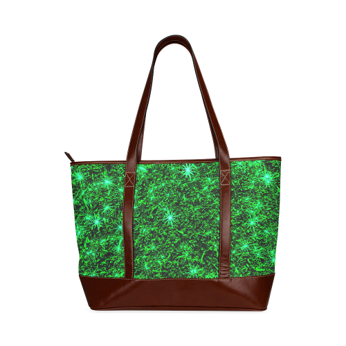 Sparkling Green - Jera Nour | Tote Handbag (Model 1642)