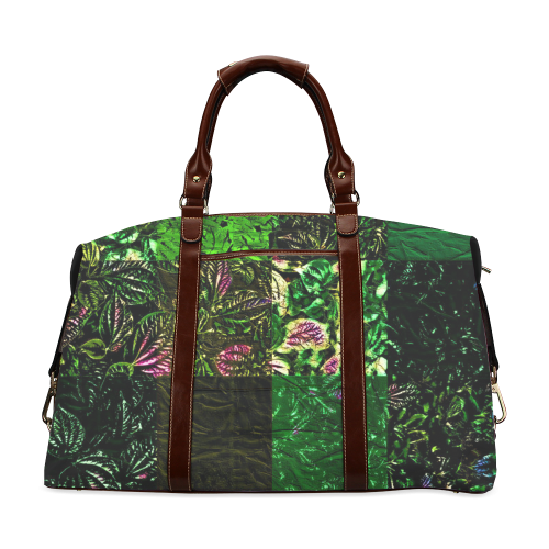 Foliage Patchwork #1 - Jera Nour Classic Travel Bag (Model 1643)