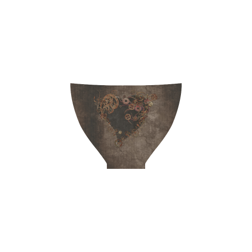 A decorated Steampunk Heart in brown Custom Bikini Swimsuit