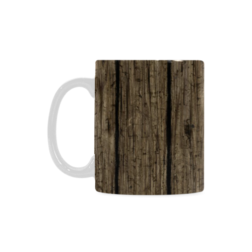 wooden planks White Mug(11OZ)