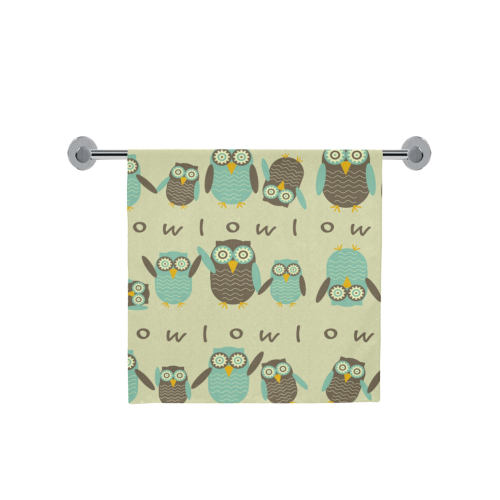 Energetic Owls Bath Towel 30"x56"