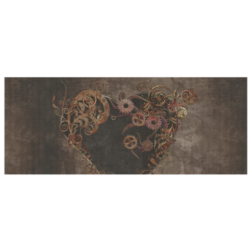A decorated Steampunk Heart in brown White Mug(11OZ)