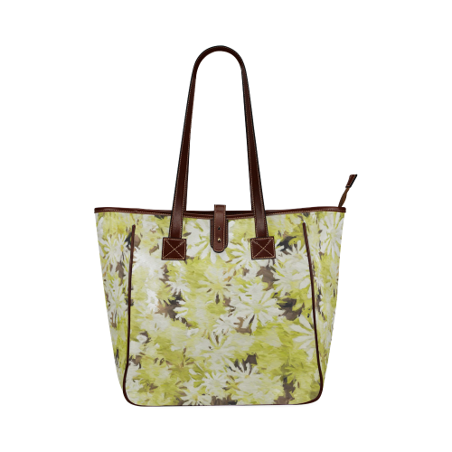 watercolor flowers Classic Tote Bag (Model 1644)