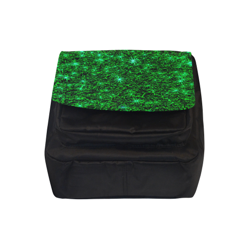 Sparkling Green - Black - Jera Nour | Crossbody Nylon Bags (Model 1633)