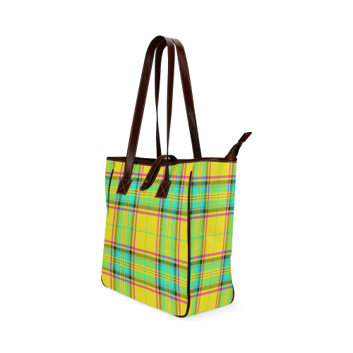 TARTAN-YELLOW Classic Tote Bag (Model 1644)