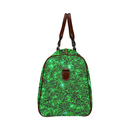 Sparkling Green - Jera Nour | Waterproof Travel Bag/Small (Model 1639)