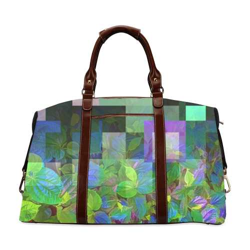 Foliage Patchwork-10 - Jera Nour | Classic Travel Bag (Model 1643)