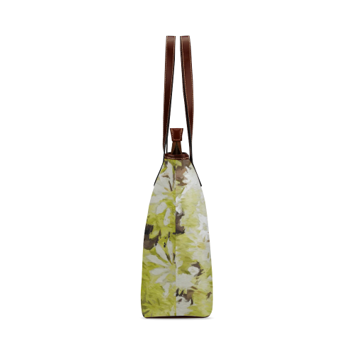 watercolor flowers Shoulder Tote Bag (Model 1646)