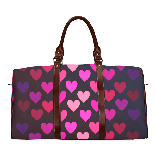 hearts on fire-2 Waterproof Travel Bag/Large (Model 1639)