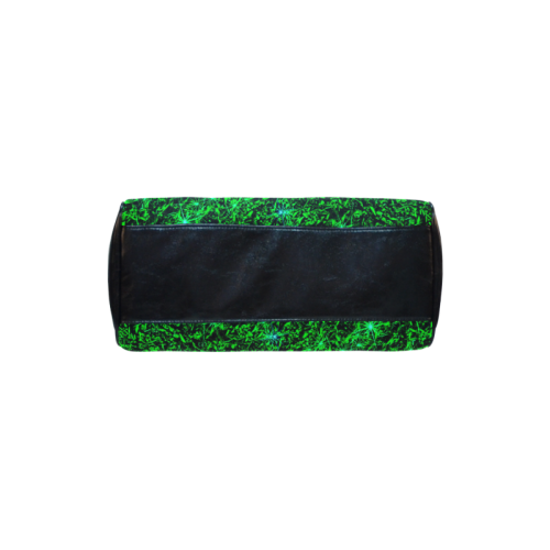Sparkling Green - Black - Jera Nour | Boston Handbag (Model 1621)