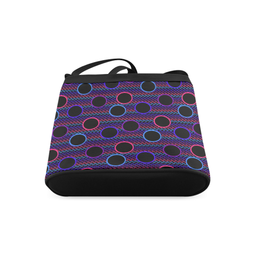 Funky Black Holes Crossbody Bags (Model 1613)