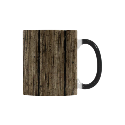 wooden planks Custom Morphing Mug