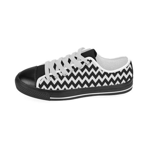 chevron Men's Classic Canvas Shoes (Model 018)