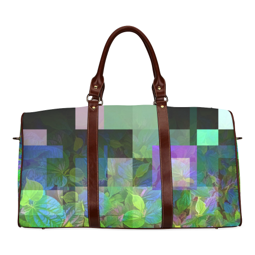 Foliage Patchwork-10 - Jera Nour | Waterproof Travel Bag/Small (Model 1639)