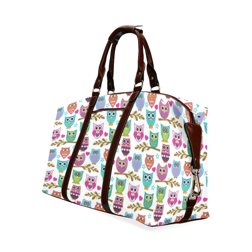 happy owls Classic Travel Bag (Model 1643)