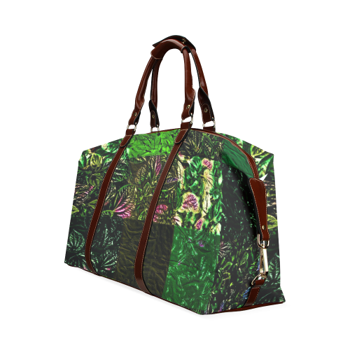 Foliage Patchwork #1 - Jera Nour Classic Travel Bag (Model 1643)