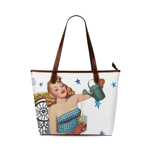 PIN UP Shoulder Tote Bag (Model 1646)