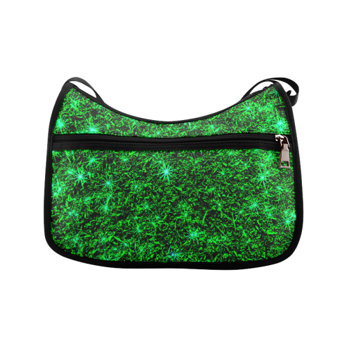 Sparkling Green - Black - Jera Nour | Crossbody Bags (Model 1616)