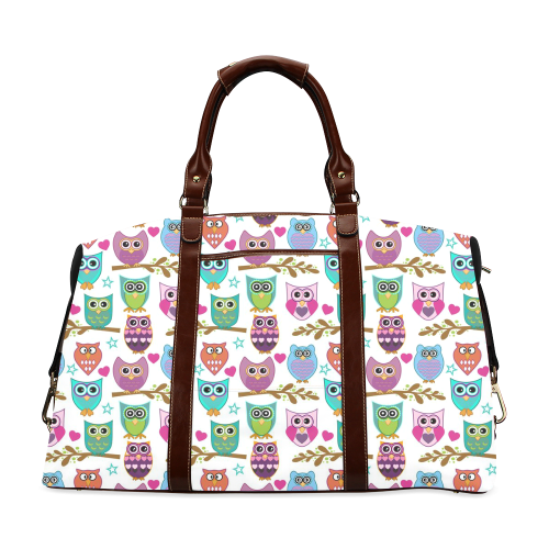 happy owls Classic Travel Bag (Model 1643)