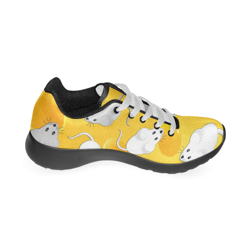 mice on cheese Women’s Running Shoes (Model 020)